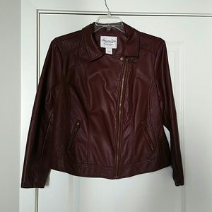American Rag Faux Leather Moto Jacket